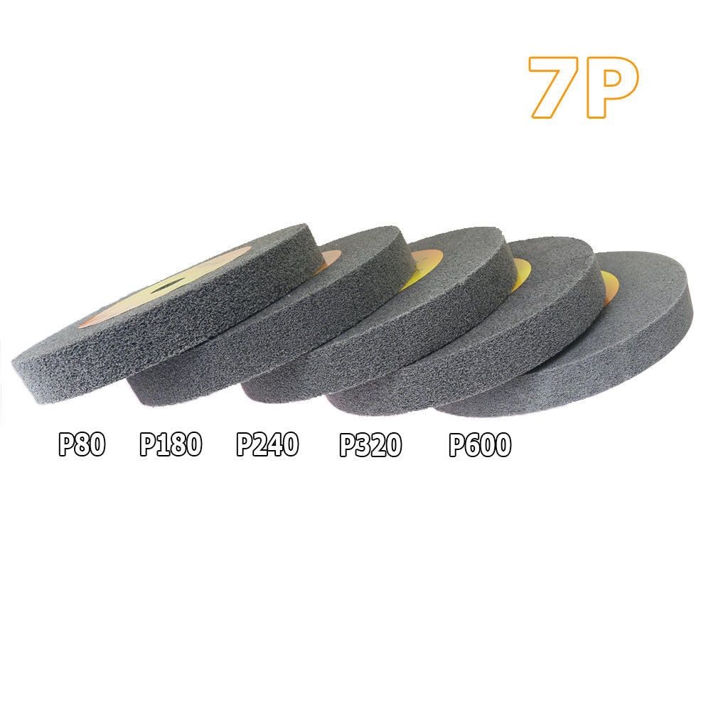 1 pieces 150/200/250/300mm * 25mm Nylon Fiber Polishing Wheel Non-woven Unitized Wheel