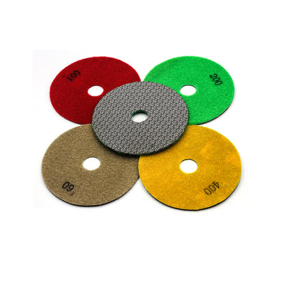 1 piece 3"-6" Electroplated Diamond Grinding Disc Round Polishing Pad for Marble Tile Rock Plate Glass Edge Grinding Chamfering