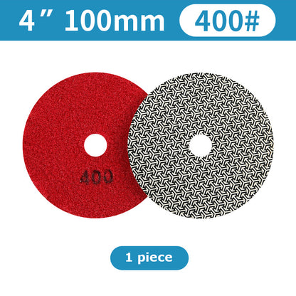 1 piece 3"-6" Electroplated Diamond Grinding Disc Round Polishing Pad for Marble Tile Rock Plate Glass Edge Grinding Chamfering