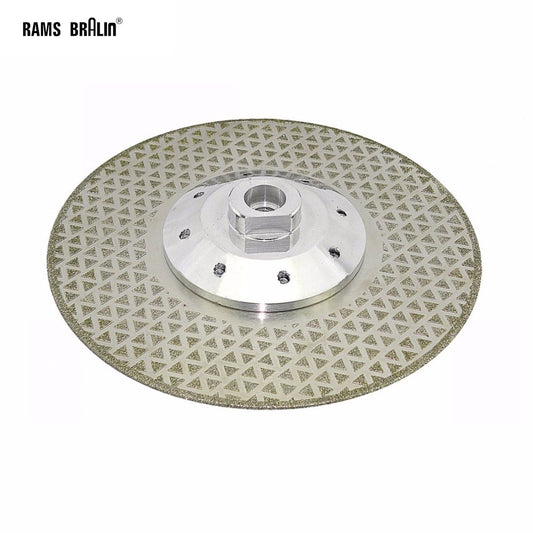 4.5"/5"*M14 Electroplated Diamond Cutting Blade Grinding Wheel for Granite Cut-off & Finish on Angle Grinder Power Tool