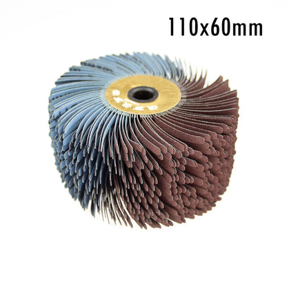 1 piece 118mm Sanding Cloth Wire Polishing Brush Drill Woodworking Grinding Head Wheel