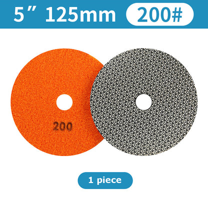 1 piece 3"-6" Electroplated Diamond Grinding Disc Round Polishing Pad for Marble Tile Rock Plate Glass Edge Grinding Chamfering