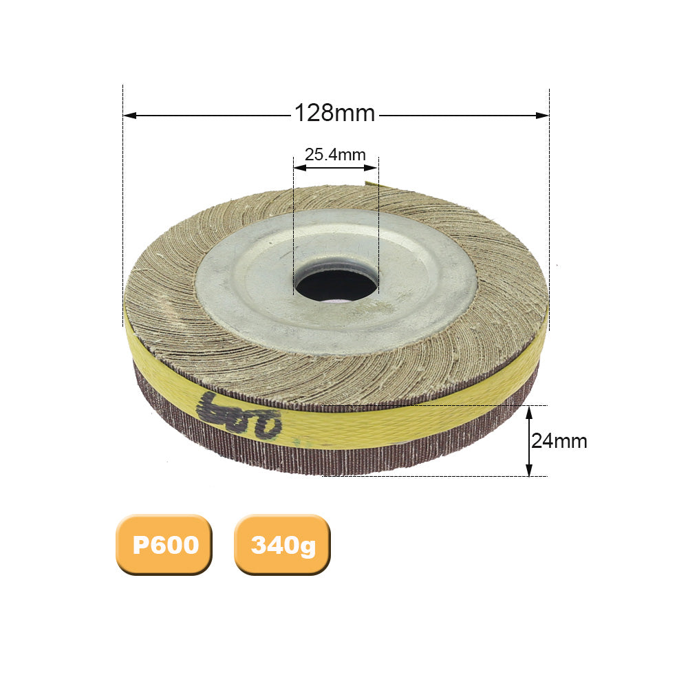 1 piece 6"/8" Flange Abrasive Flap Wheel Sanding Cloth Mop Wheel Metal Wood Polishing Grinding