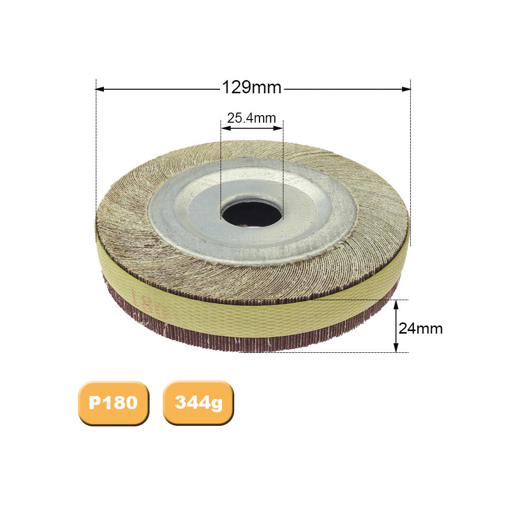 1 piece 4"/5"/6"/8" Flange Abrasive Flap Wheel Sanding Cloth Mop Wheel Metal Wood Polishing Grinding