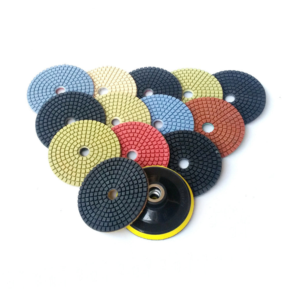 10 pieces 4"/100mm Flexible Wet Polishing Pad P50-P5000