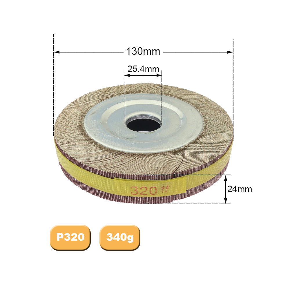 1 piece 6"/8" Flange Abrasive Flap Wheel Sanding Cloth Mop Wheel Metal Wood Polishing Grinding