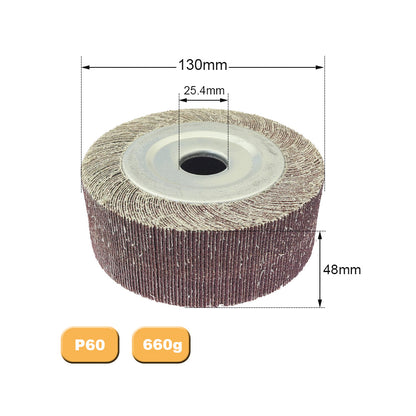 1 piece 4"/5"/6"/8" Flange Abrasive Flap Wheel Sanding Cloth Mop Wheel Metal Wood Polishing Grinding