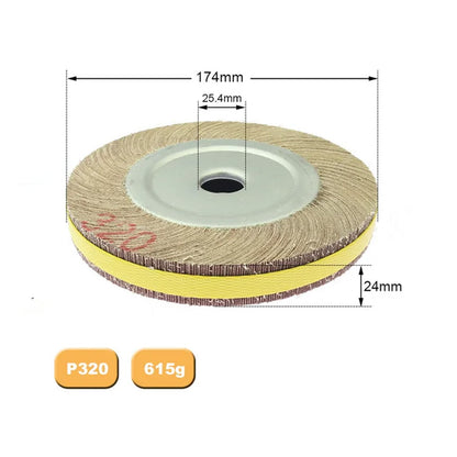 1 piece 4"/5"/6"/8" Flange Abrasive Flap Wheel Sanding Cloth Mop Wheel Metal Wood Polishing Grinding