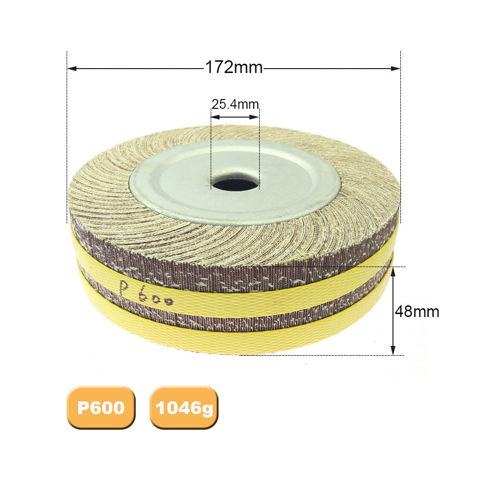 1 piece 4"/5"/6"/8" Flange Abrasive Flap Wheel Sanding Cloth Mop Wheel Metal Wood Polishing Grinding