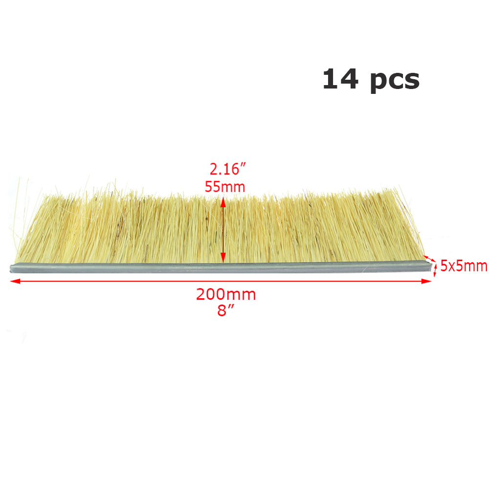 200x220x25.4mm Sanding Cloth Sisal Polishing Wheel Strips Brush for Woodworking