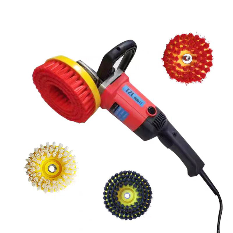 4 pcs 110mm Clean Brush Drill Wheel for Sofa Carpet Car interiors Floor Cleaning