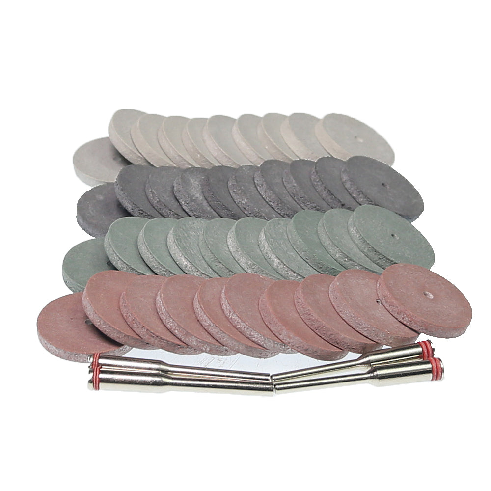 100 pcs/Box Silicon Rubber Polishing Wheel Dental Lab Material Metal Alloy Grinding