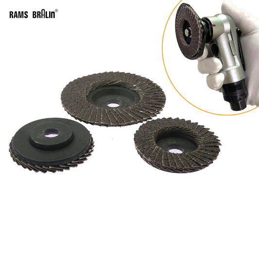 2"/3" Mini Flap Disc Abrasive Wheel 50mm/75mm Air Polisher 12V Angle Grinder Tool