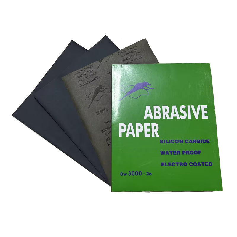 100 sheets Waterproof Abrasive Sandpaper Silicon Carbide P60-P3000 Sanding Paper