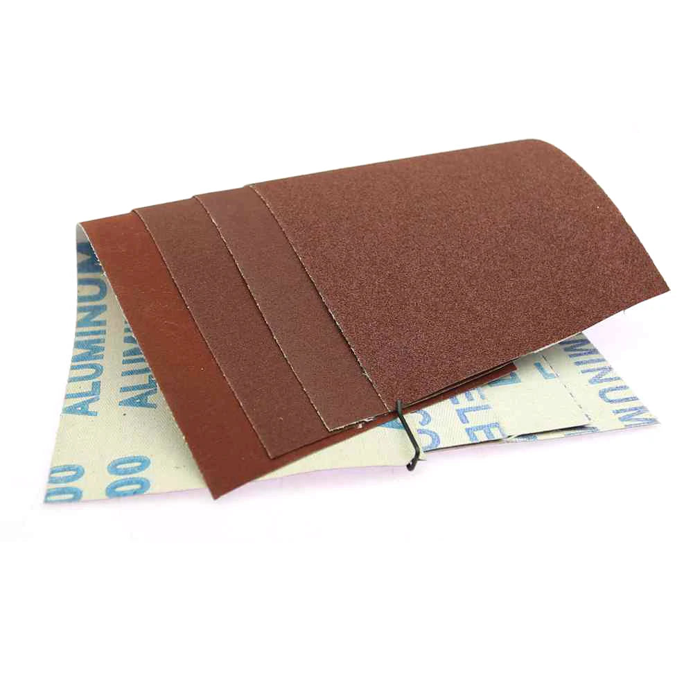 20 Meters 3.5"/90mm Width Sanding Cloth Flexible Tearable Hand Polishing Sandpaper Strips Holder