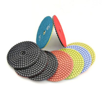 10 pieces 4"/100mm Flexible Wet Polishing Pad P50-P5000