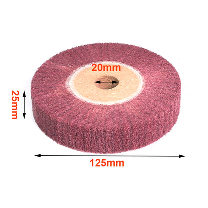 10 pcs 4"/5" Scotch Brite Mop Polishing Wheel for Metal Stainless Steel Brushed Finish