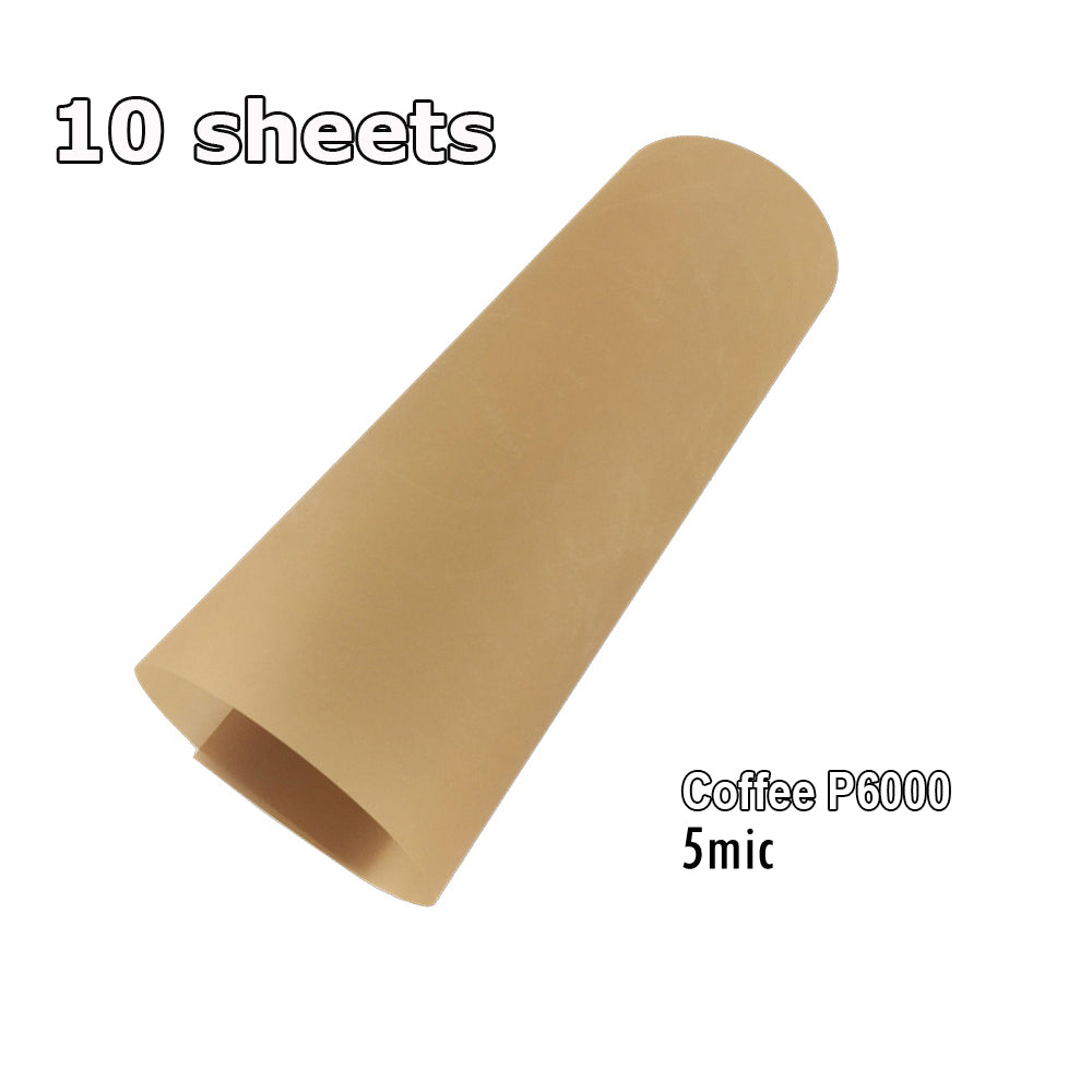 10 pcs 8.5"x11" Abrasive Sheets Lapping Film 3M 261X Precision Polishing Sandpaper 0.3mic 1mic 3mic