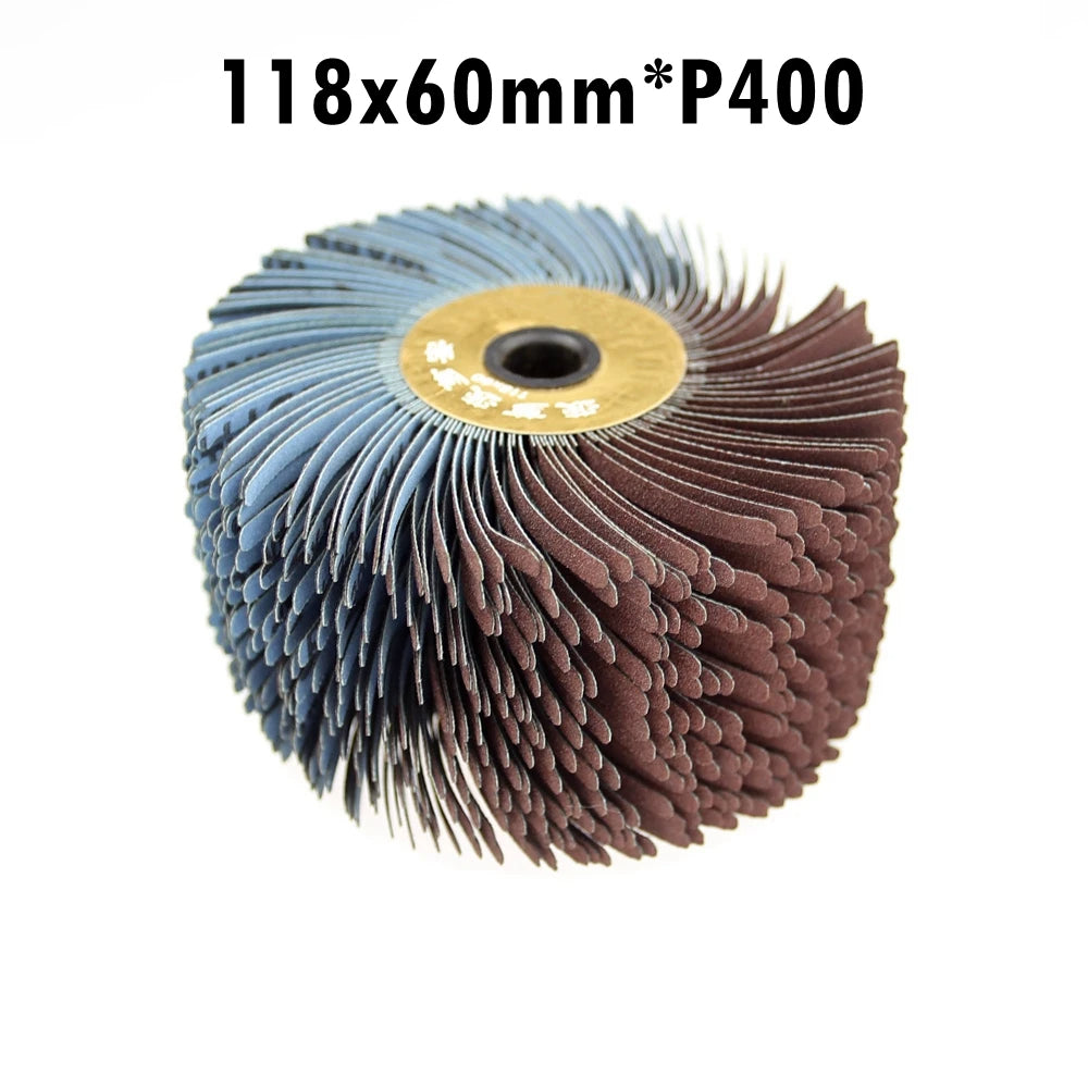 1 piece 118mm Sanding Cloth Wire Polishing Brush Drill Woodworking Grinding Head Wheel