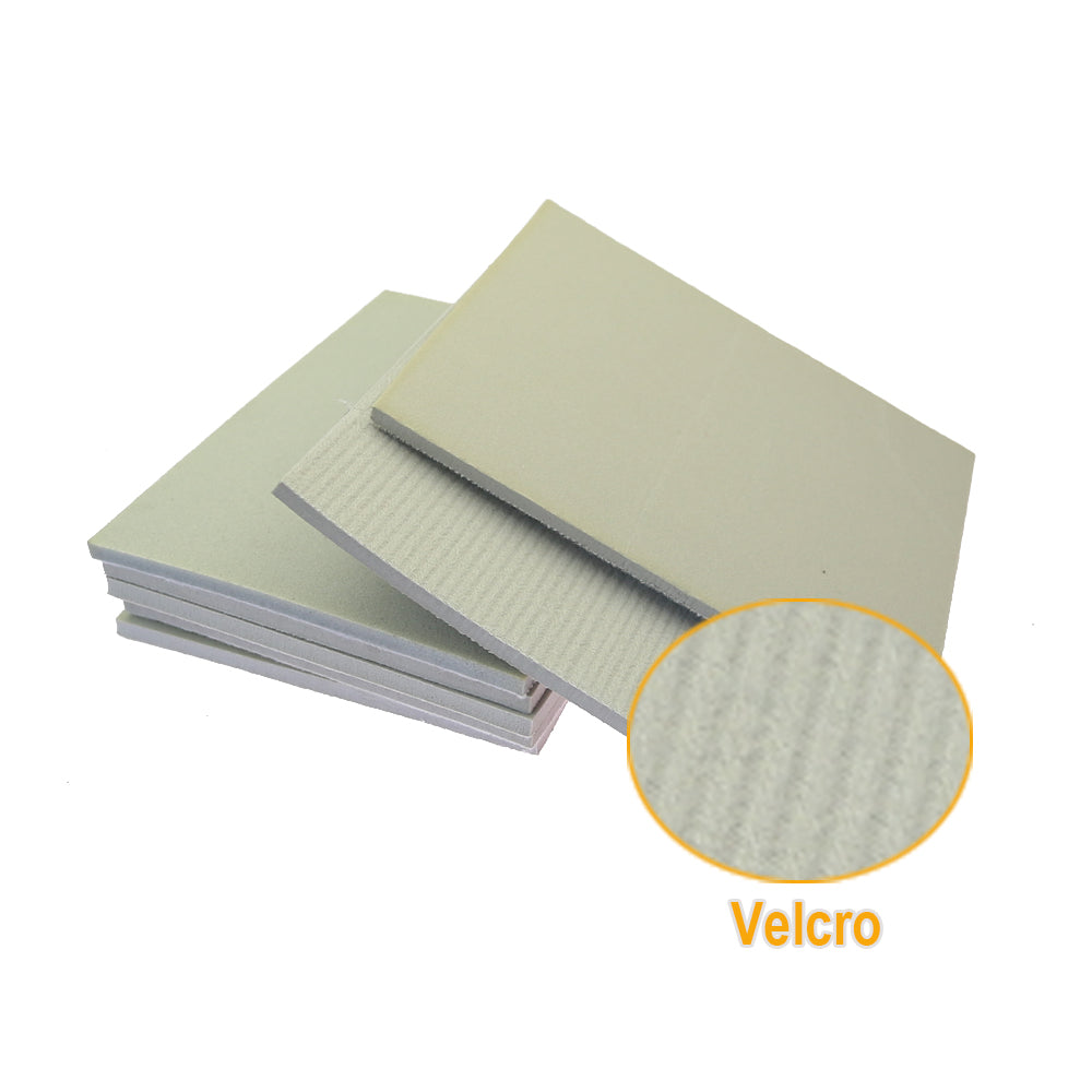 50 pieces 4.5x5.5 inch Velcro Sandpaper Sponge P320 - P2000 Woodworking Sanding Sheets