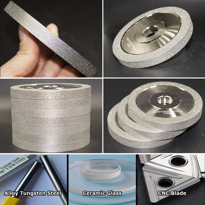 4"/100mm Diamond Grinding Flap Wheel Grinder Circle Sharpener Disc P100 - P600