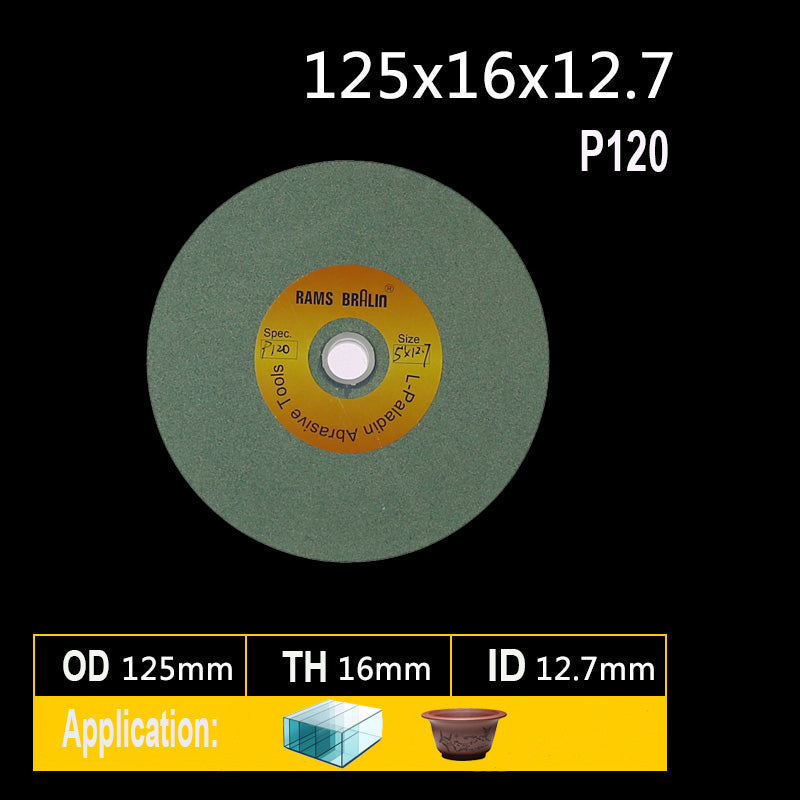 1 piece 5"x5/8"x1/2" Ceramic Abrasive Wheel P46 P60 P80 P120