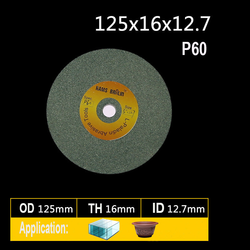 1 piece 5"x5/8"x1/2" Ceramic Abrasive Wheel P46 P60 P80 P120