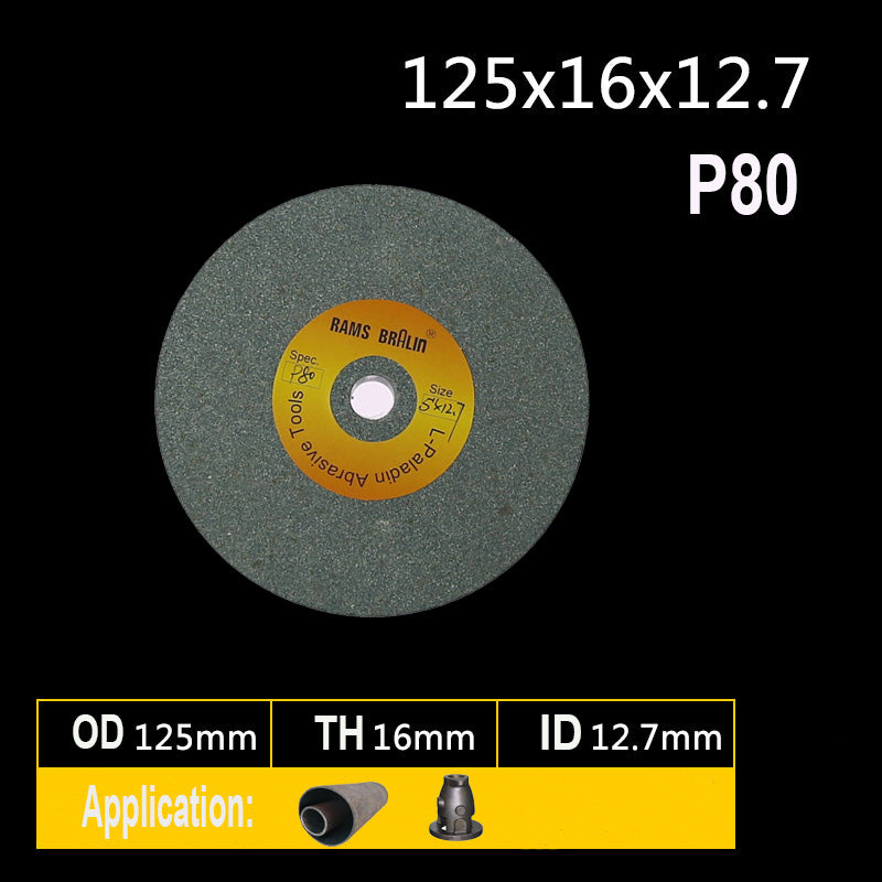 1 piece 5"x5/8"x1/2" Ceramic Abrasive Wheel P46 P60 P80 P120