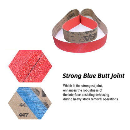 4 pcs VSM XK850X Ceramic Sanding Abrasive Belts for Superhard Steel Grinding