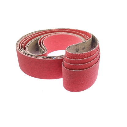 4 pcs VSM XK850X Ceramic Sanding Abrasive Belts for Superhard Steel Grinding