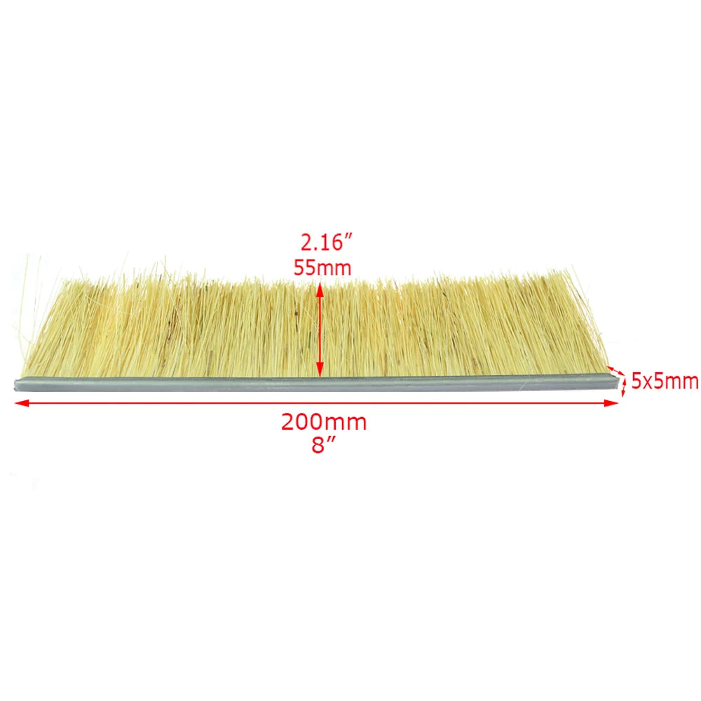 200x220x25.4mm Sanding Cloth Sisal Polishing Wheel Strips Brush for Woodworking