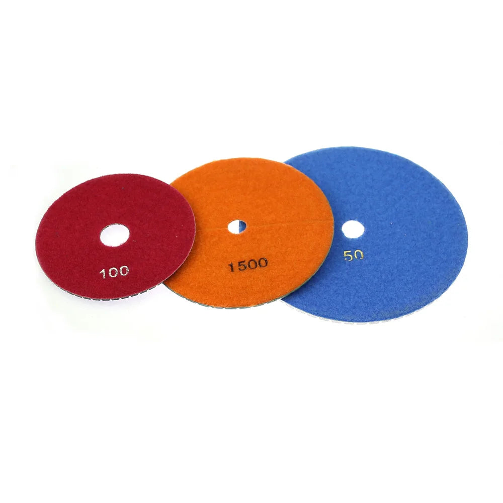 1 piece 125mm/150mm/180mm Stone Polishing Pad P30 - P3000 Coarse grinding to Fine polishing Disc