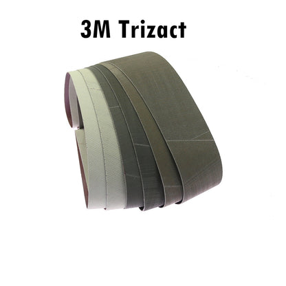 6 pcs 3M Trizact Cloth Belt 237AA Medium to Super Fine Sanding Band