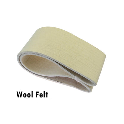 1 piece Wool Felt Polishing Sanding Belt Stainless Steel Pipe Sanding Belts Mirror Polish