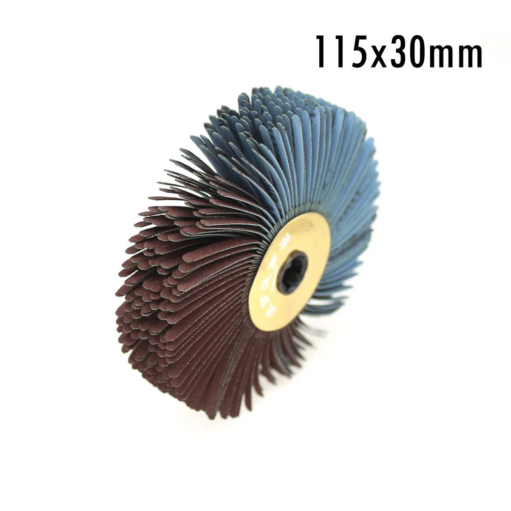 1 piece 118mm Sanding Cloth Wire Polishing Brush Drill Woodworking Grinding Head Wheel