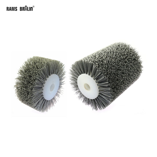 200x100/250x30mm Nylon Abrasives Wire Polishing Wheel Brush Woodworking Bench Grinder Accessories