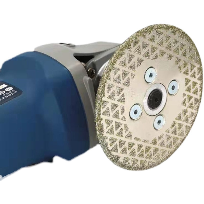 4.5"/5"*M14 Electroplated Diamond Cutting Blade Grinding Wheel for Granite Cut-off & Finish on Angle Grinder Power Tool