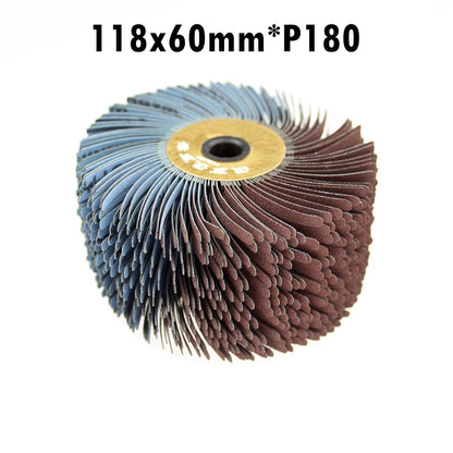 1 piece 118mm Sanding Cloth Wire Polishing Brush Drill Woodworking Grinding Head Wheel