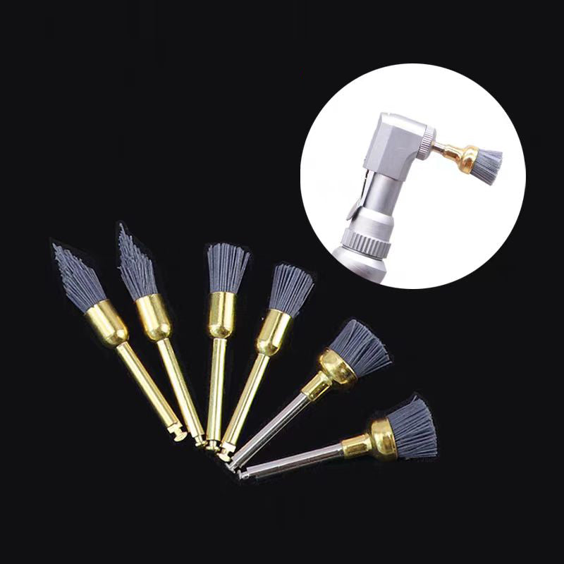 Mini Nylon Abrasive Polishing Brush 3/32" 2.35mm shank Dental Grinding Cleaning Material for Handpiece