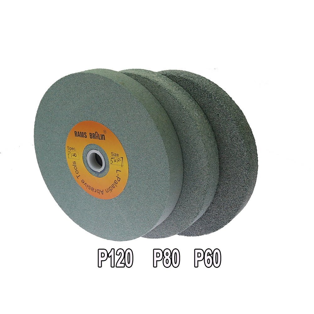 1 piece 5"x5/8"x1/2" Ceramic Abrasive Wheel P46 P60 P80 P120