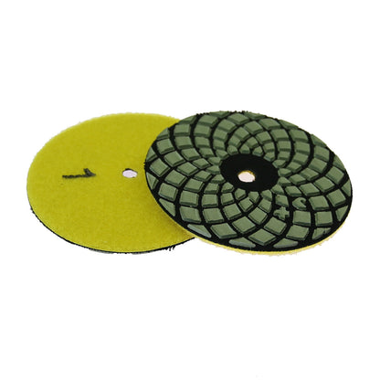 Marble 4-step Polishing Pad 100mm Dry Grinding Disc 4" for Stone 100 degree Gloss Finish