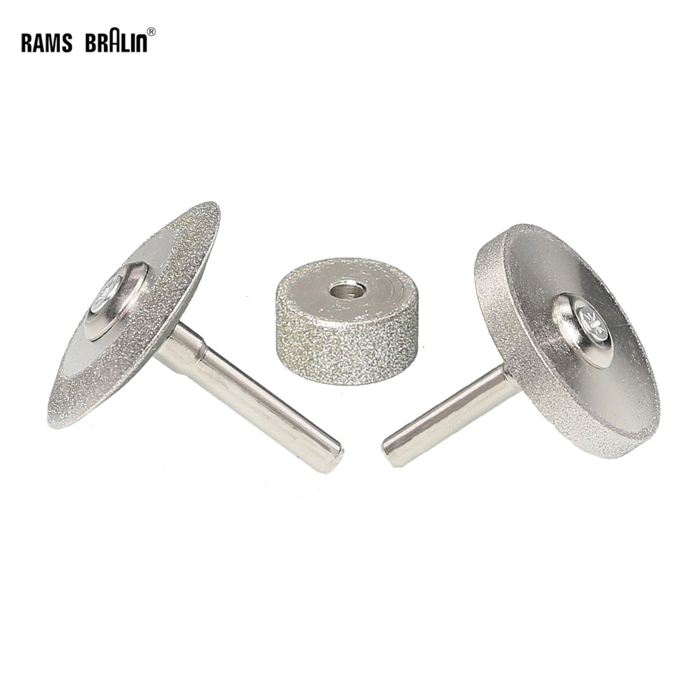 1 piece 1/4 in. Shank Diamond Grinding Wheel Flat Double Inclined Abrasive Wheel Portable Electric Grinder 8006 Tools