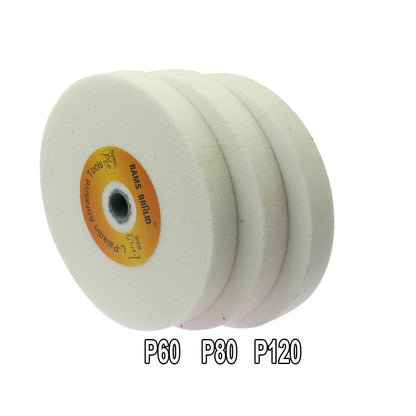 1 piece 5"x5/8"x1/2" Ceramic Abrasive Wheel P46 P60 P80 P120