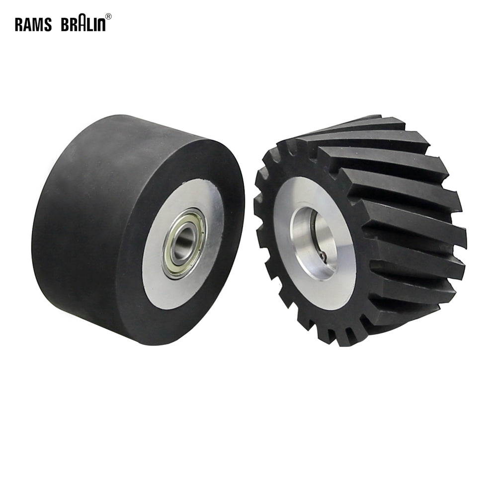 1 piece Dia. 3/4 - 2 Rubber Roller with Shaft Belt Grinder Contact – Rams  Bralin