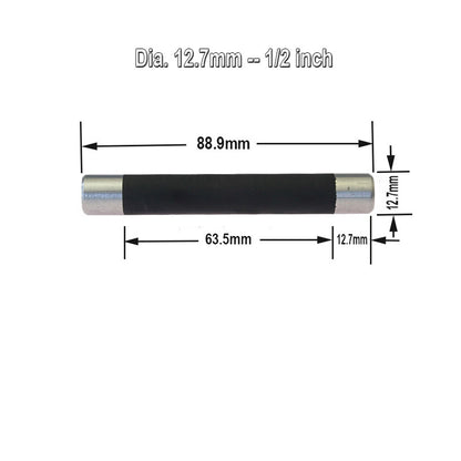 1 piece Dia. 1/2" - 2" Rubber Roller with Shaft Belt Grinder Contact Wheel