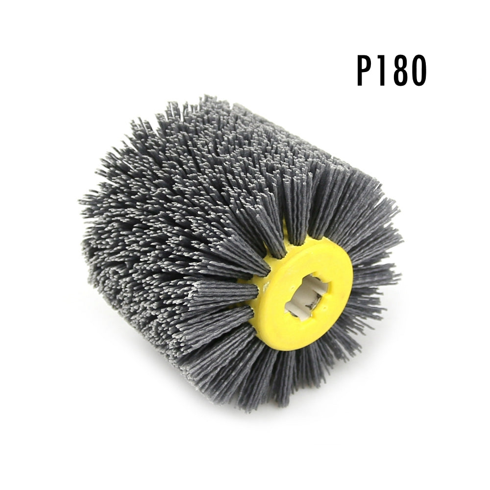 1 pc 120*100*19mm Nylon Abrasive Wire DuPont Drum Polishing Wheel Woodworking Electric Brush Angle Grinder Adapter