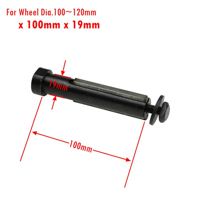 1 piece 100mmx19mmxM10/M14/M5/8-11 Polisher Axle Connection Rod for Drum Polishing Wheel used on Angle Grinder Bulgarian 100 115 125