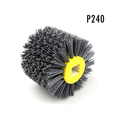 1 pc 120*100*19mm Nylon Abrasive Wire DuPont Drum Polishing Wheel Woodworking Electric Brush Angle Grinder Adapter