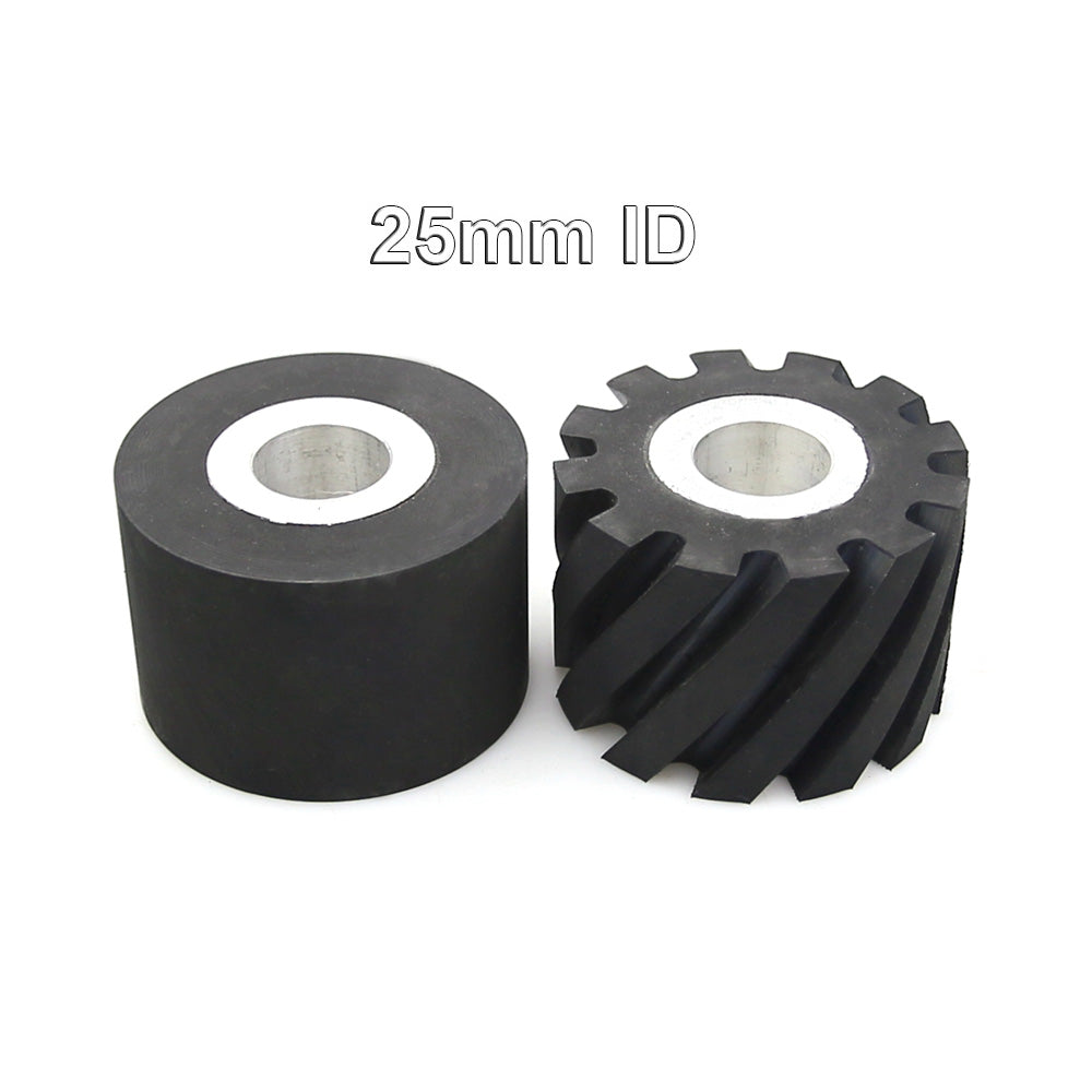 1 piece 75x50mm Rubber Contact Wheel Belt Grinder Backstand Idler Wheel