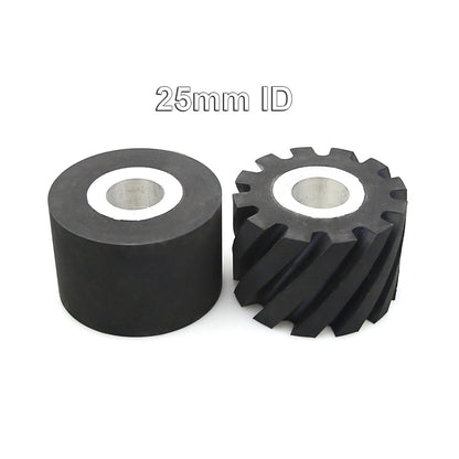 1 piece 75x50mm Rubber Contact Wheel Belt Grinder Backstand Idler Wheel